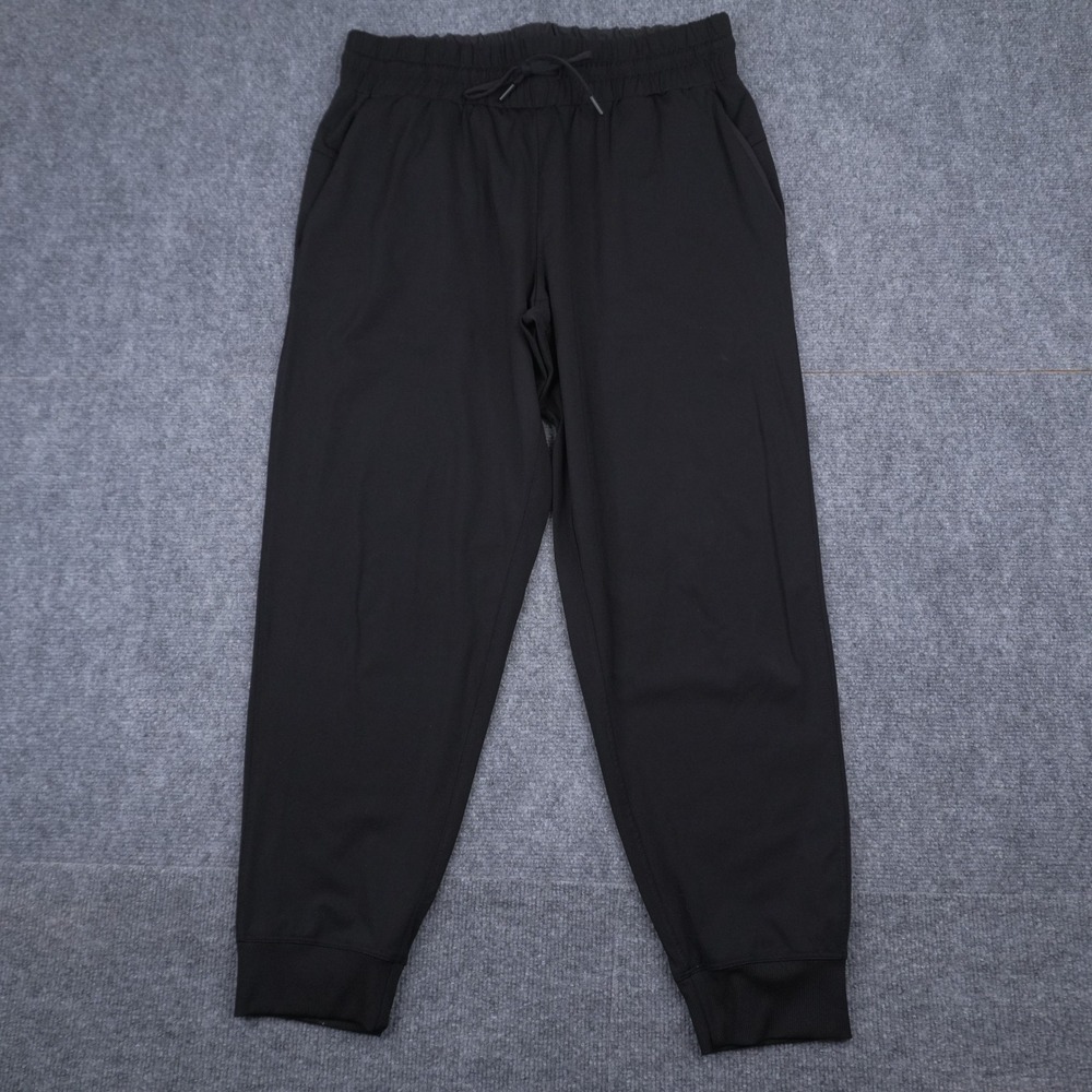 Member's Mark Travel Jogger Women Large Black Recycled Nylon Stretch Pockets